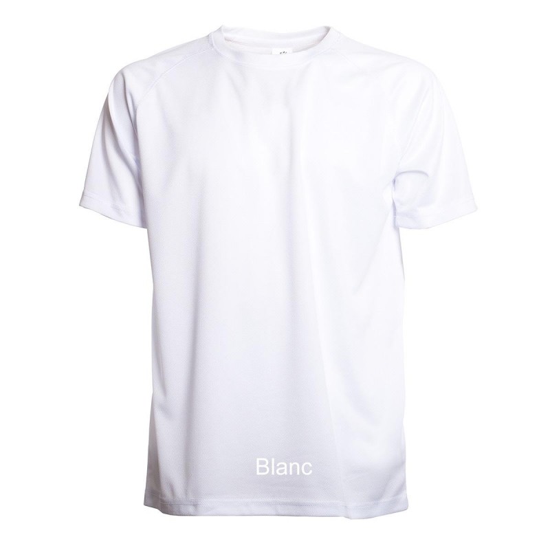 T shirt Technique Blanc Gendarmerie SPRINTEX Micro respirant